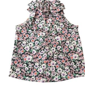 Floral Kids Sleeveless Top